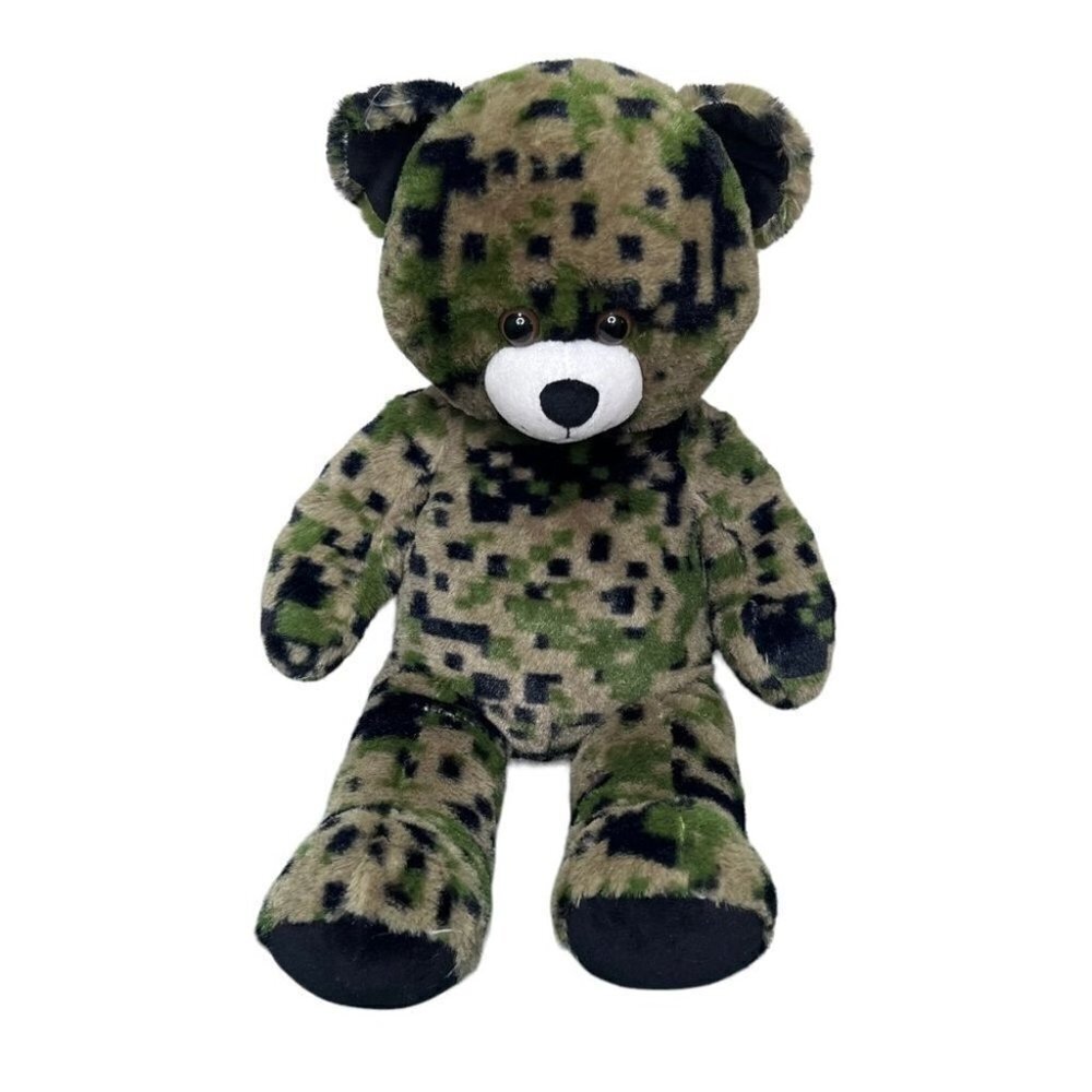 BUILD A Bear Digital Camo Bear Camouflage Plush Teddy Bear